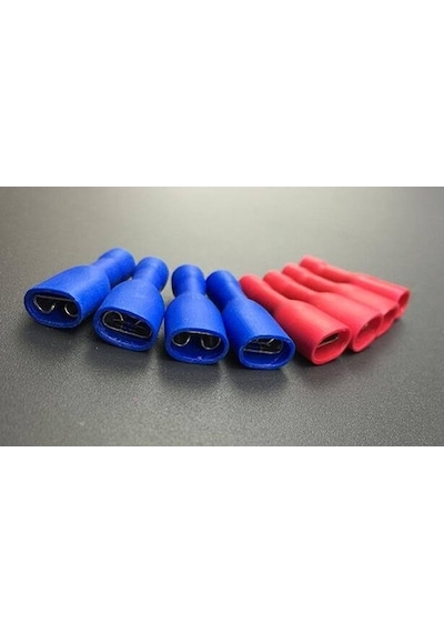 Maasco Kablo Ucu Tam Izoleli Dişi 6,3Mm Soket Fiş 0.5-1-1.5-2.5-4