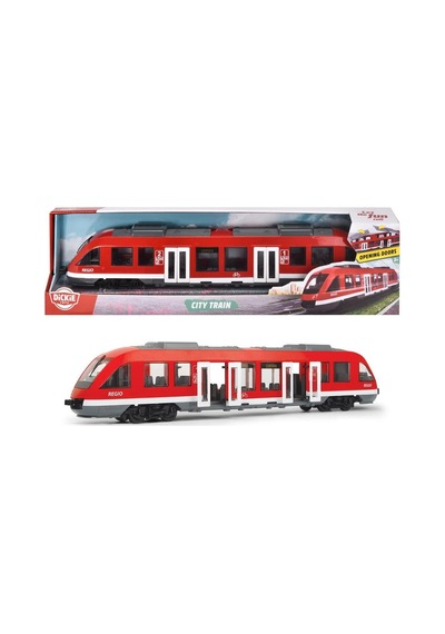 203748002 City Train Free Wheel İnterior Opening Doors And Roof 1 43