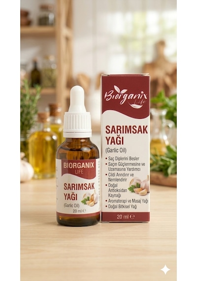 Life %100 Saf Sarımsak Yağı 20 Ml Doğal Ve Katkısız Bitkisel Bakım
