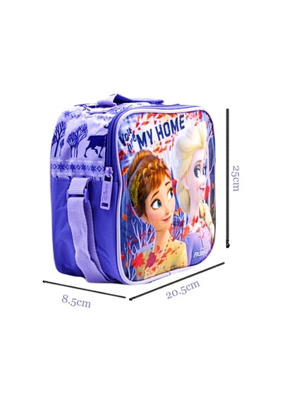 Disney Frozen Iı Lisanslı İlkokul Çantası 2 Bölmeli Ve Beslenme Çantası Mor