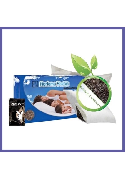 Bezos Muzicevi Anti-snoring Pillow - Karabuğday Yastığı 50 X 70 Cm + Jel Nıda Çok Renkli