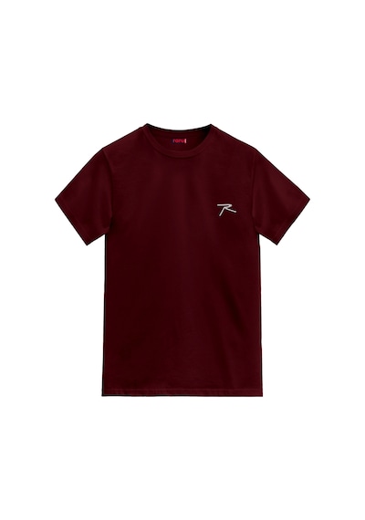 Raru Erkek %100 Pamuk T-Shirt Agnıtıo Bordo