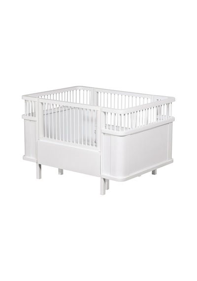 Mdf Beşik, Trend Büyüyen Beşik 130x90 + 1 Comfort Yatak Beyaz