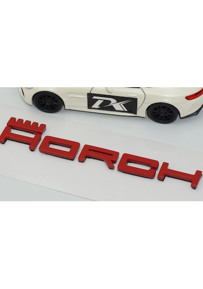 Dk Tuning A8 D5 Horch Bagaj Kırmızı 3m Yazı Logo Audi İle Uyumlu