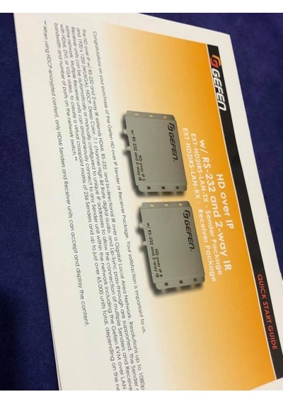 Gefen Ext-Hd2Irs-Lan-Tx Rs-232 ve 2 Yollu Ir Gönderici