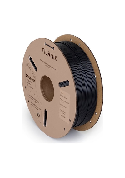 Filamix Abs Siyah Filament 1.75mm 1kg - Urhanshop Gönderimli