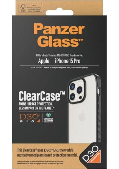 Apple Uyumlu iPhone 15 Pro Clearcase D3o Kapak