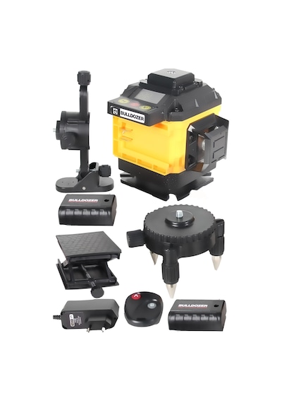 Bulldozer 3D 12 Çizgili Şarjlı Çift Batarya Otomatik Hizalamalı 3