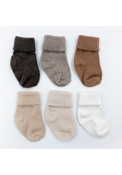 Defne Baby 6'lı Bebek Çorabı 6u002-24r11 Renkli