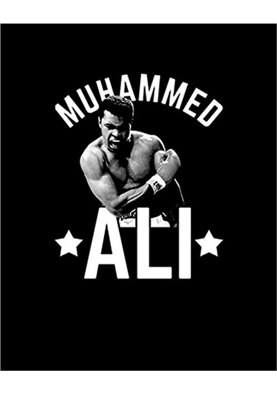 Zepplin Giyim Muhammad Ali Face Büyük Sırt Patch Yama