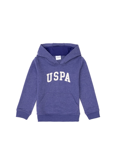 U.S. Polo Assn. Erkek Çocuk Mor Basic Kapüşonlu Sweatshirt 50293614-VR038 U.S. Polo Assn. Erkek Çocuk Mor Basic Kapüşonlu Sweatshirt 50293614-VR038