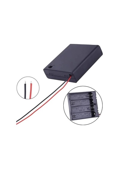 Sh Powermaster 4'lü Aa Kapaklı Switch'li Pil Yuvası Ic-233f Najmaddin
