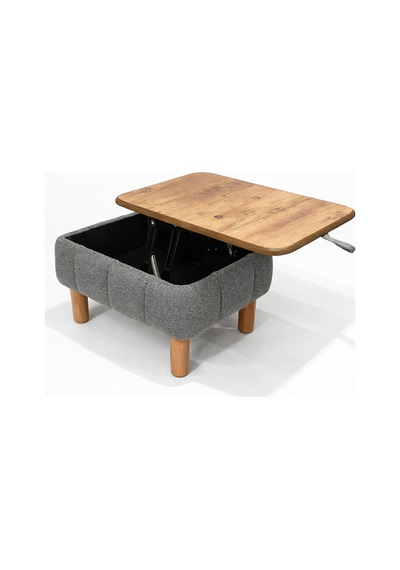 Ester Sandıklı Mekanizmalı Orta Sehpa/bench, Gri