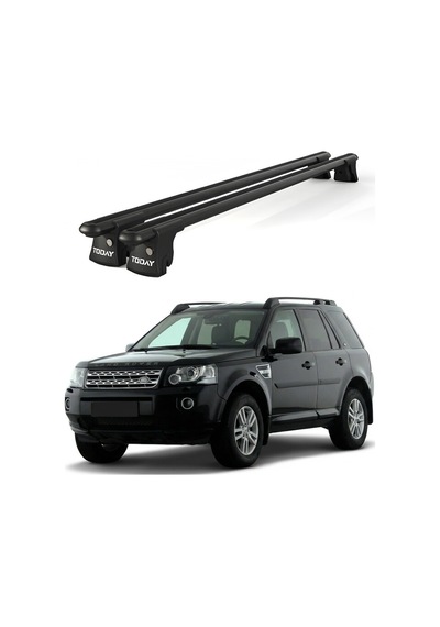 Trio-ı Land Rover Freelander 2007 Ve Sonrası Uyumlu Siyah Kilitli Ara Atkı 135cm Port Bagaj Tavan Barı