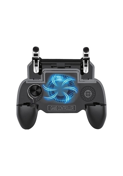 Telefon Uyumlu Tetikli Fanlı Siyah Joystickli Oyun Kontrol