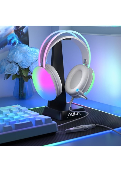 S505 Rgb Usb Gaming Mikronfonlu Oyuncu Kulaklığı Pembe