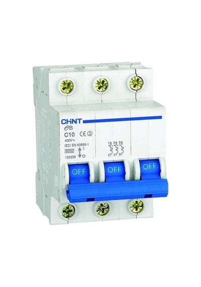 Chint Eb-c6 ,c-6a/4.5ka,3-kutup, Ray Sigorta