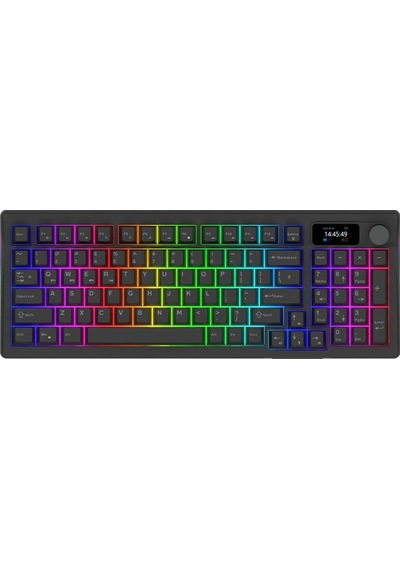 Atrıa Black Wireless %95 White Linear Switch Hotswap Rgb Kablosuz Mekanik Klavye