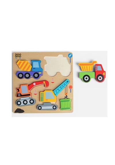 Ahşap Puzzle İş Makinaları