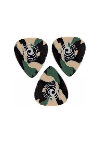 1ccf4k Gitar Penası 3 Adet Medium Kamuflaj