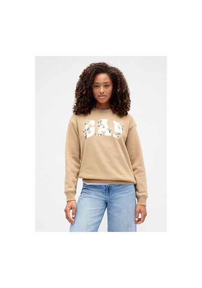 Gap V-frch Exclusvıe Herıtage Crew Kadın Bej Sweatshırt 823720002