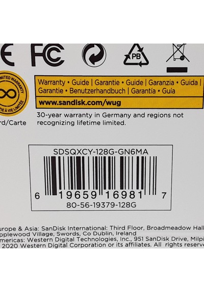 Extreme Pro 128 Gb Microsdxc Hafıza Kartı Sdsqxcy-128g-gn6ma, 170 Mb/sn'e Kadar