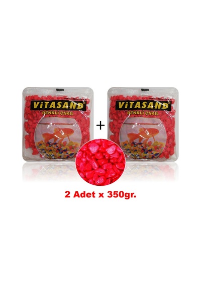Çakıl Taşı Kırmızı 350gram X 2 Paket