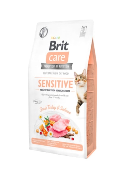 Brit Care Grain Taze Hindili ve Somonlu Tahılsız Kedi Maması 2 KG