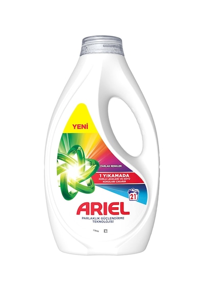 Ariel Sıvı Çamaşır Deterjanı Renklilere Özel 21 Yıkama 945 Ml 3 Adet 2'li Set
