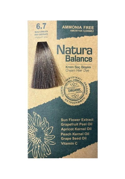 Natura Balance Saç Boyası 6.7 Buzlu Çikolata