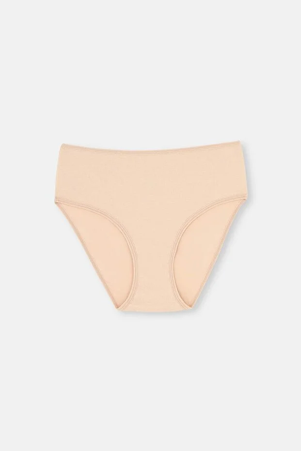 Dagi Kadın Karışık 5'li Yüksek Bel Slip Külot- 5104k Siyah-Beyaz-Ten