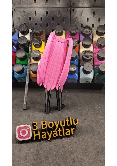 K Pop Demon Hunters Mira 20cm Hareketli Pozlanabilir Figür / Oyuncak