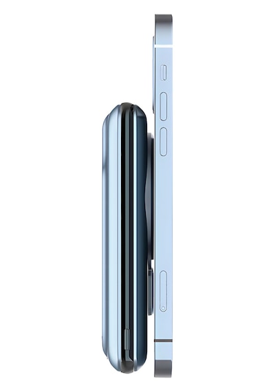 Buff Bp11 10000mah Magsafe Uyumlu Dahili Kablolu Powerbank Mavi
