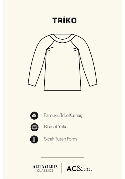 AC&Co / Altınyıldız Classics Erkek BRONZ-GRI Recycle Standart Fit Bisiklet Yaka Desenli Triko Kazak ET4921100021BZGM Bronz - Gri AC&Co / Altınyıldız Classics Erkek BRONZ-GRI Recycle Standart Fit Bisiklet Yaka Desenli Triko Kazak ET4921100021BZGM Bronz - Gri