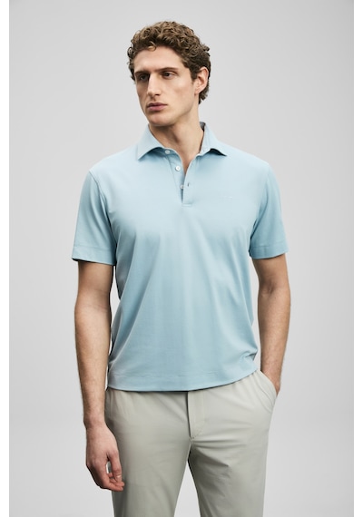Lufian Hudson Smart Erkek Polo Tişört Açık Mavi Açık Mavi 111040234100320