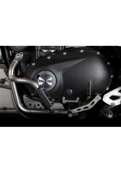 Motosiklet Koruma Demiri Takozu Gecko Universal Yuvarlak 100 Mm Siyah Renk