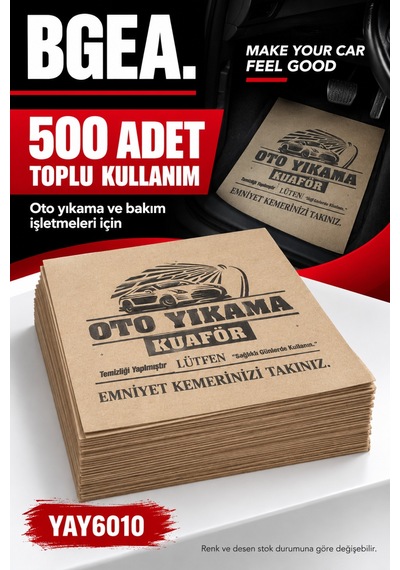 Bgea Premium Kraft Kağıt Paspas 500 Adet