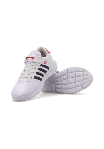 Prego Bestof Cırtlı Unisex Çocuk Spor Ayakkabı Beyaz Beyaz