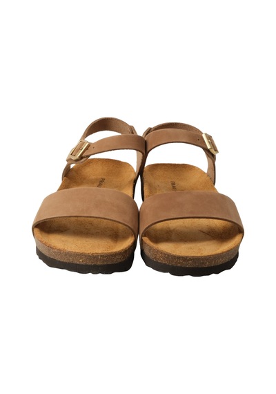 Sabbıa Sandalet Kadın 58h3 Frau Nabuk-v Leather Sabbia Kahverengi
