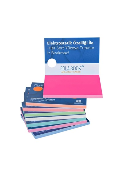 Akıllı Not Kağıdı - 7x10 Cm 100 Sayfa - Pembe - Yapışkansız Post-it