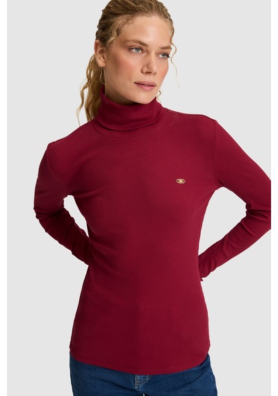 U.s. Polo Assn. Kadın Vişne Tişört 50333795-vr223
