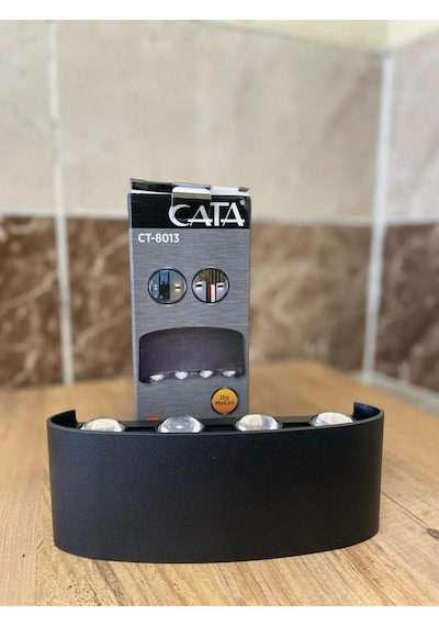 Cata 15w 1500 Lm 3200k 4 Ledli Çift Yönlü Kapri Led Aplik Ct-8013 Siyah