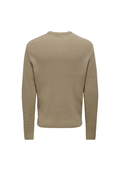 Only & Sons Erkek Onsfergal Bisiklet Yaka Uzun Kollu Örme Kazak 22030208 Camel Camel
