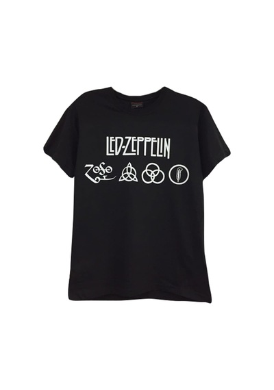 Led Zeppelin Baskılı T-Shirt (440862865) Çok Renkli