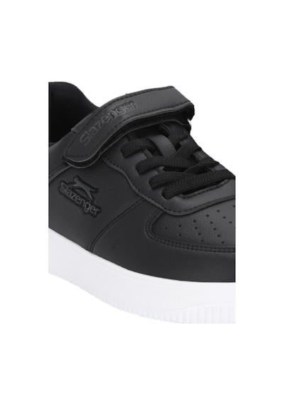 Slazenger Kelvın F Unisex Çocuk Cırt Cırtlı Siyah Günlük Spor Ayakkabısı
