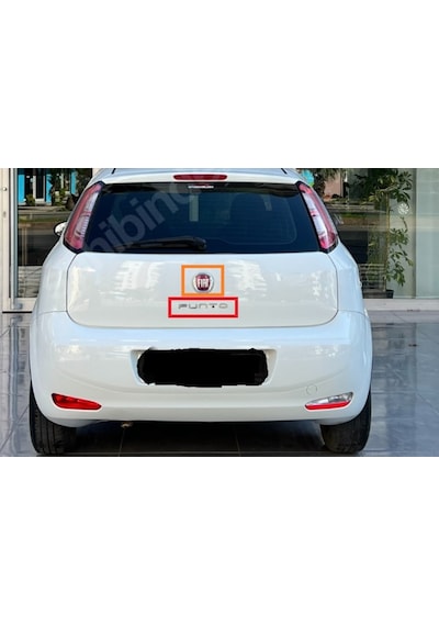 Fiat Punto Yazı & Arma Seti Siyah Noktalı