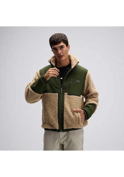 Ellesse Em511-bg Fermuarlı Polar Erkek Mont - Haki / Bej Haki