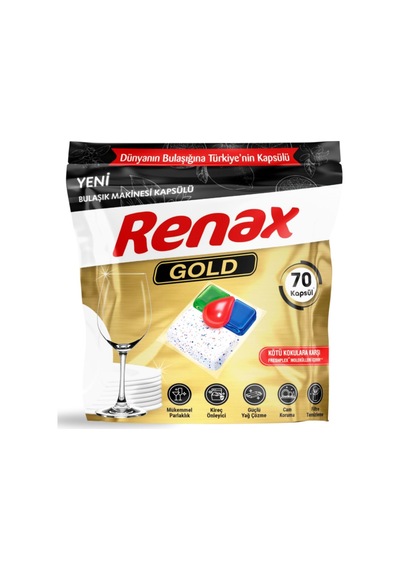 Gold Bulaşık Makinesi Kapsülü, 70 Adet