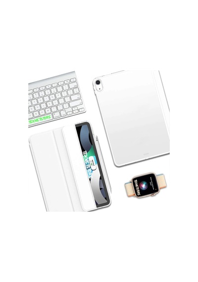 Apple Uyumlu iPad Air 6 11 Inç M2 Çip 2024 Tablet Kılıfı İnce Tasarım Smart Cover Standlı Akıllı Kapak Kılıf