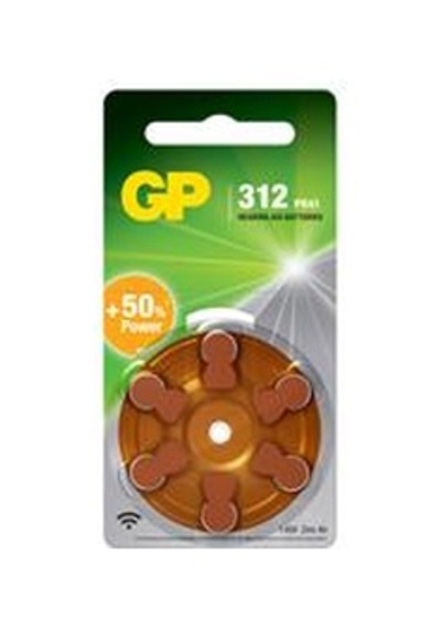 Gp Za312 1.4v Düğme Kulaklık Pili 6'lı Paket